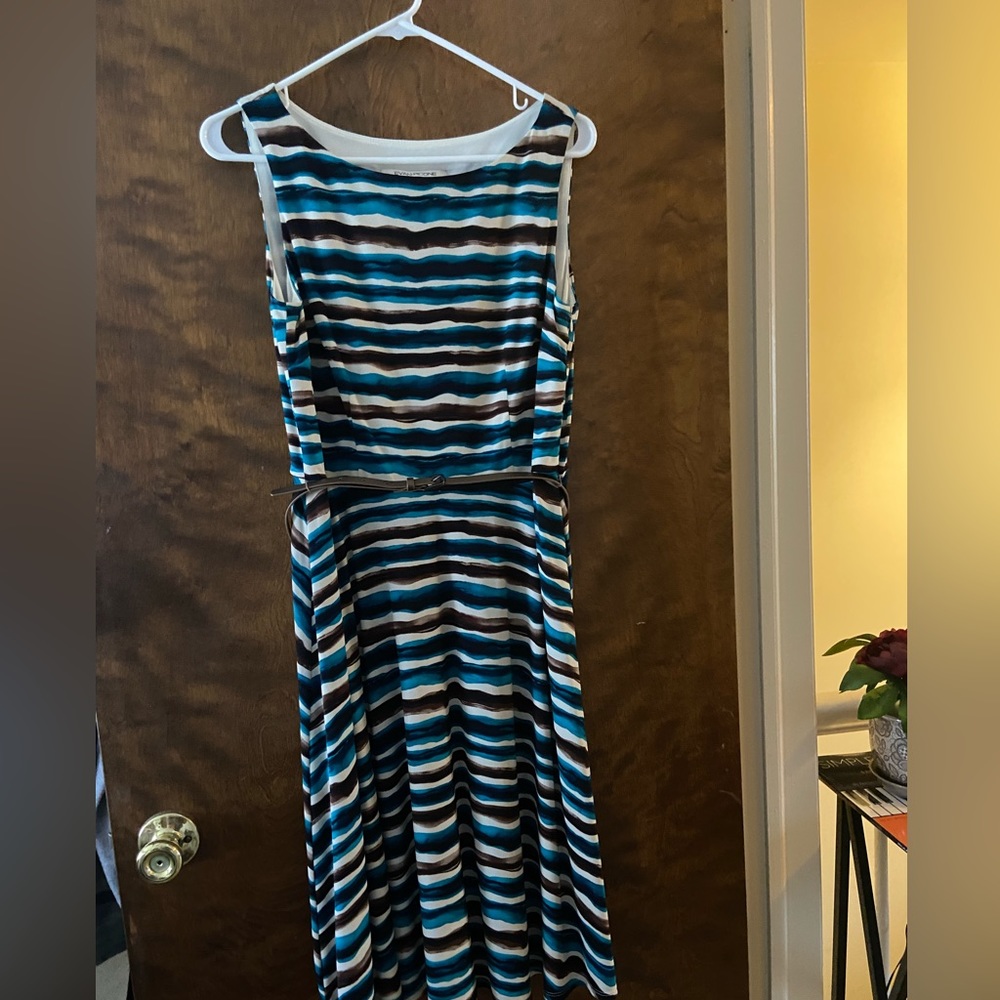 Issi Pleated Skirt Skater Dress